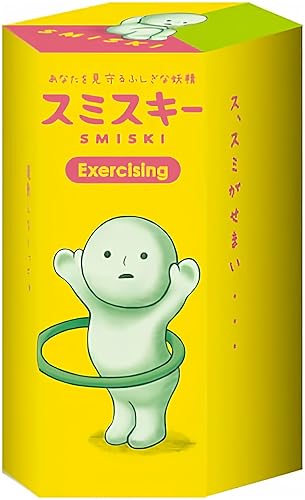 Smiski Dreams Glow in The Dark Figure, Exercising Series, Random Style, 1 Pack