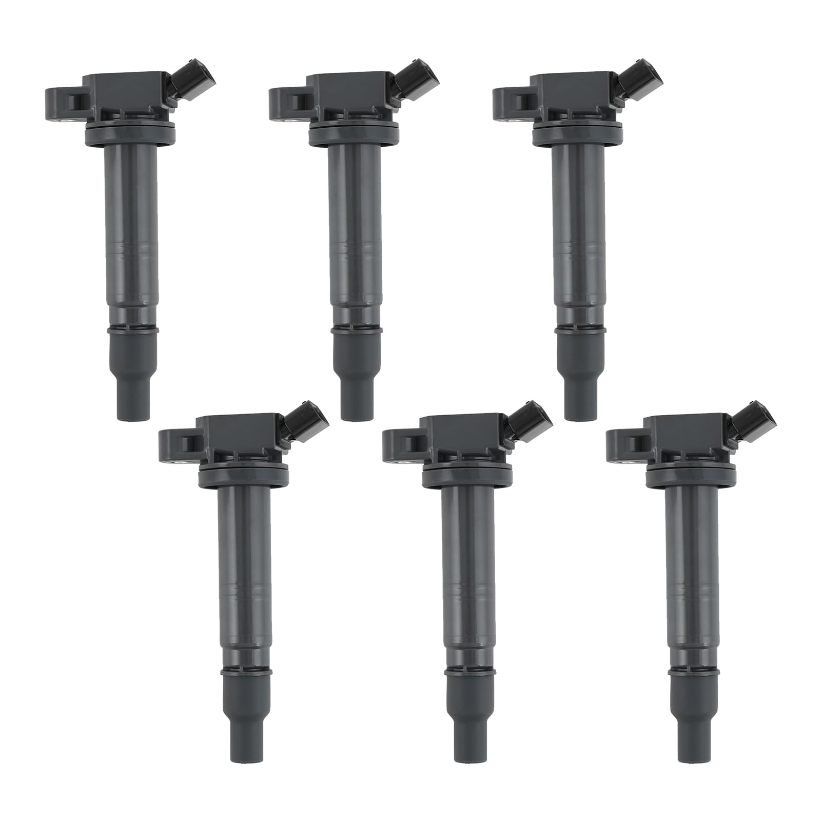 DICMIC Juego de 6 bobinas de encendido compatibles con Toyota FJ Cruiser Tacoma Tundra 4Runner V6 4.0L Reemplazo # UF495, 90919-02248, 90919-02260, 90919-A2001, 90919-T2005