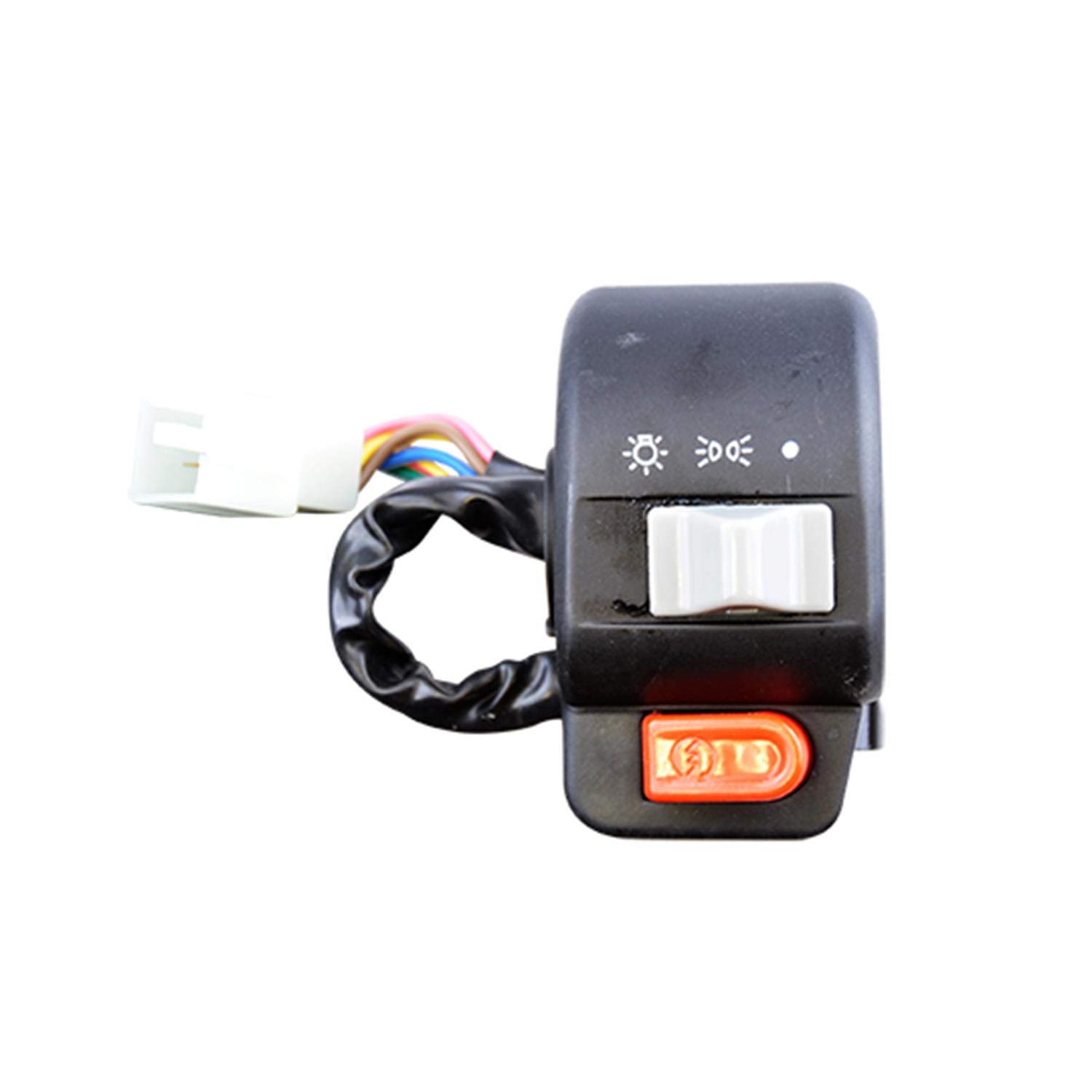 commodo/commutateur droit teknix complet compatible avec kymco agility 04- 2et 4 temps/125/super 8