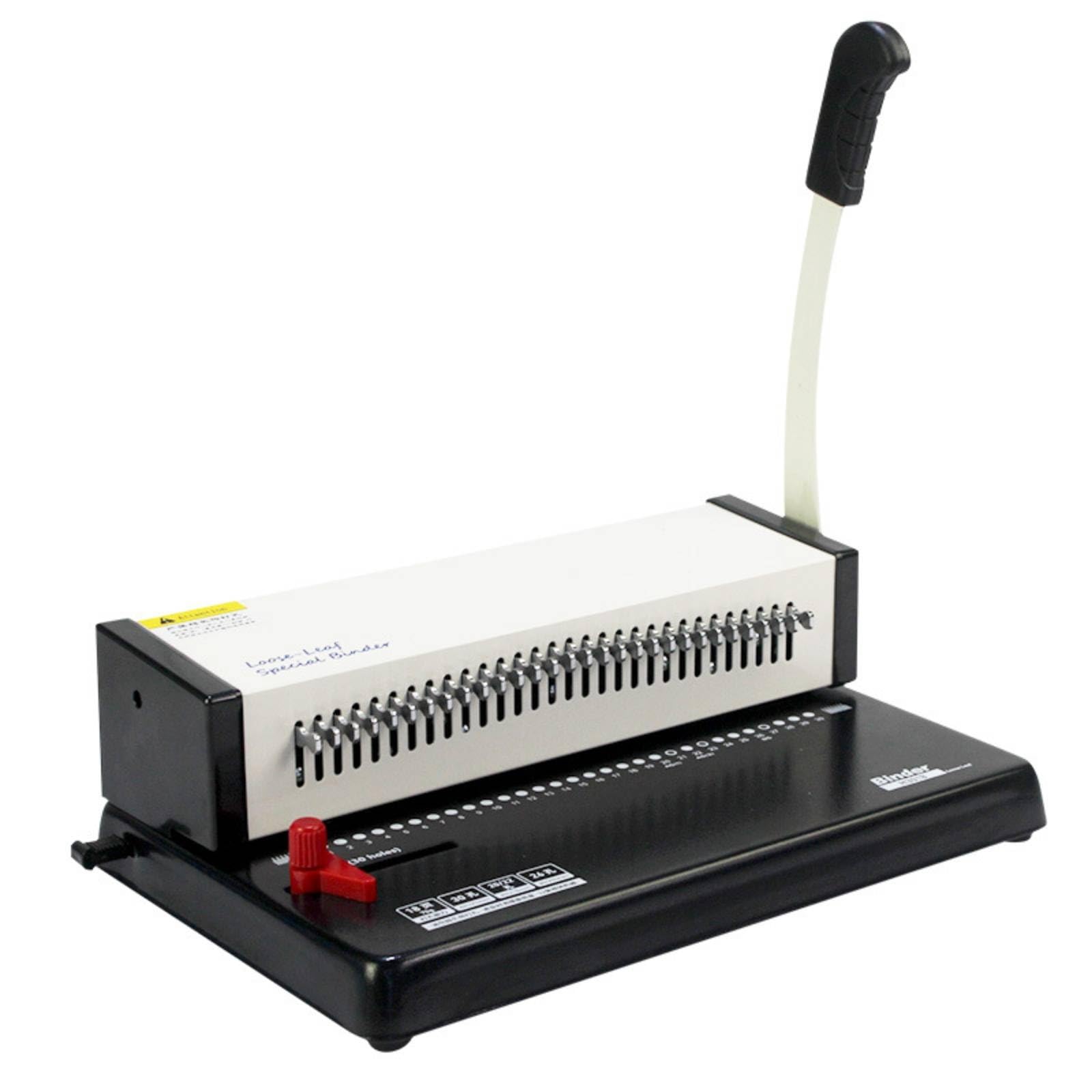 Perforatrice da Tavolo Pratica Perforatore a Leva Maneggevole Perforatrice con Guida di Formato per Ufficio, Scuola, A5（22孔）