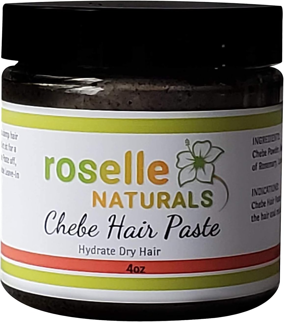 Chebe Hair Paste - Made with Chebe Powder and Tallow. Herbal Hair Moisturizer, Hair Growth Formula For Strong, Healthy Hair 4oz