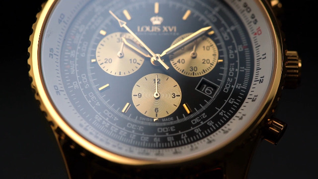 LOUIS XVI Artagnan 982 - Ø 47,5 mm - Herren Uhr - Wasserdicht  