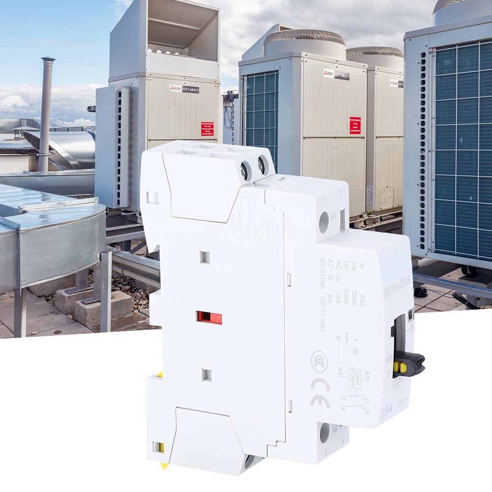 Piezas y recambios Interruptor de Control de contactor 2NC, BCH8-25M Contactor Modular de CA for el hogar La mayoría de Las áreas de Control eléctrico del Edificio Eléctrico Industrial