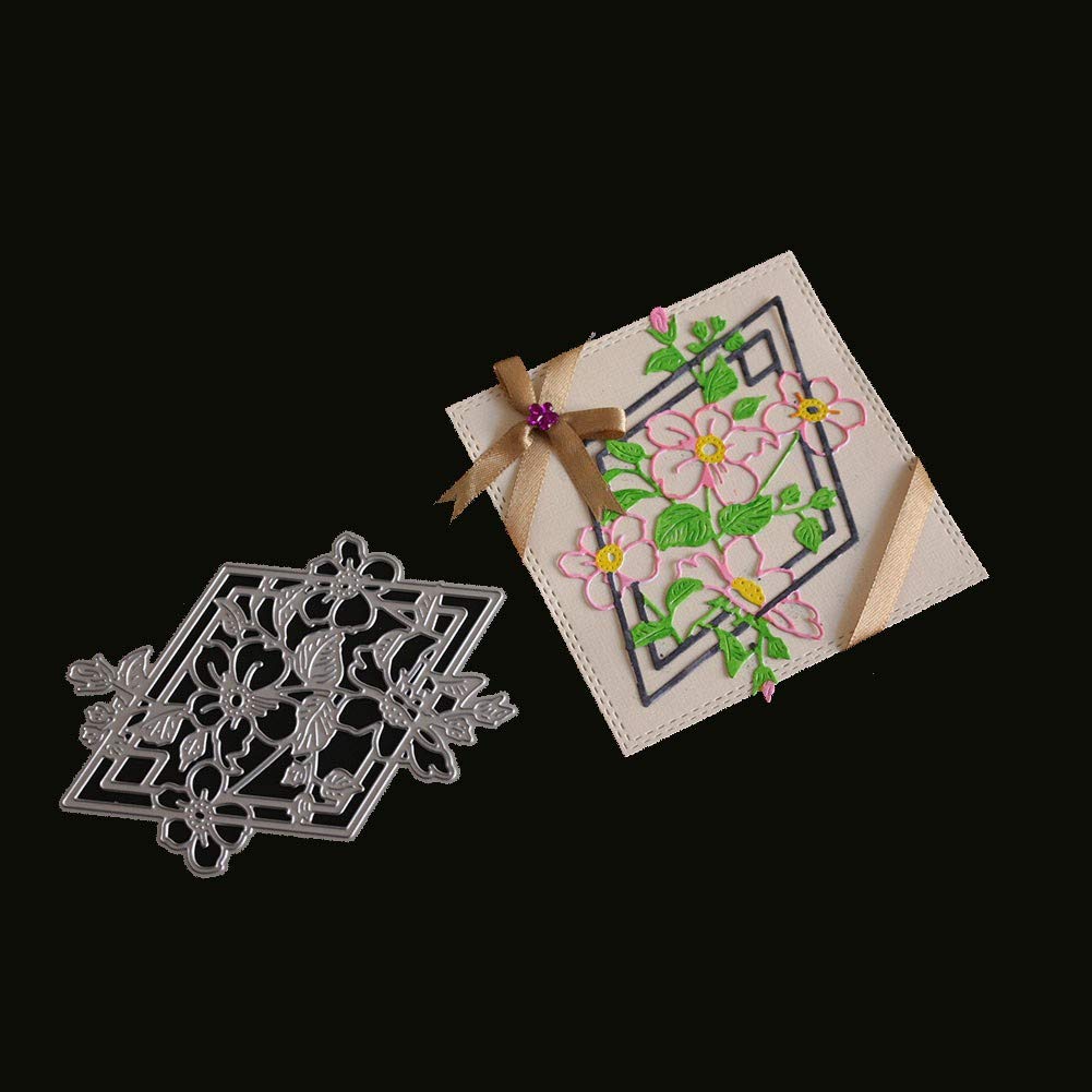 Lazzboy Matrices De DéCoupe Pour Scrapbooking Cutting Dies(B),Accessoires Pour Big Shot Et Autres Machines,DIY Gaufrage Album Papier Carte Artisanat( Fleurs, Oiseaux, Arbres, Gens) R