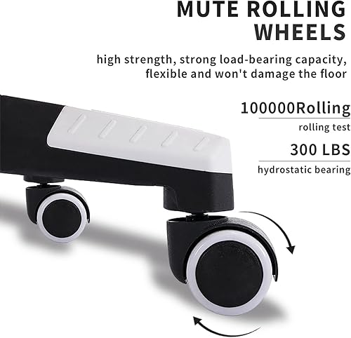 Miniatura 6 de WOTSTA Silla de juegos con masaje, silla ergonómica para juegos de PC con reposapiés, cómodo reposacabezas y soporte lumbar, respaldo alto, cuero de