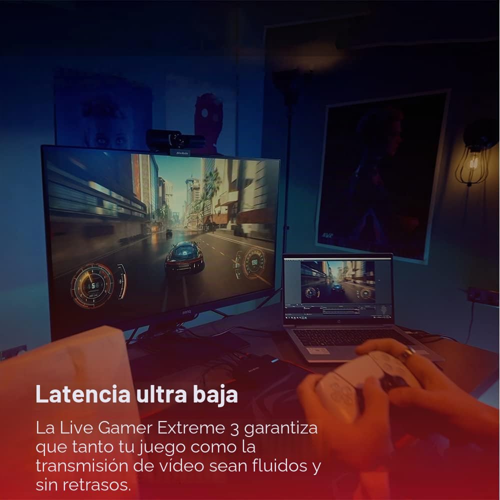 AVerMedia GC551G2 Live Gamer EXTREME 3 - Capturadora USB 4K30, paso 4K60 HDR, VRR, USB 3.2, Plug & Play, PS5, Xbox, OBS, Twitch, Mac, Win11