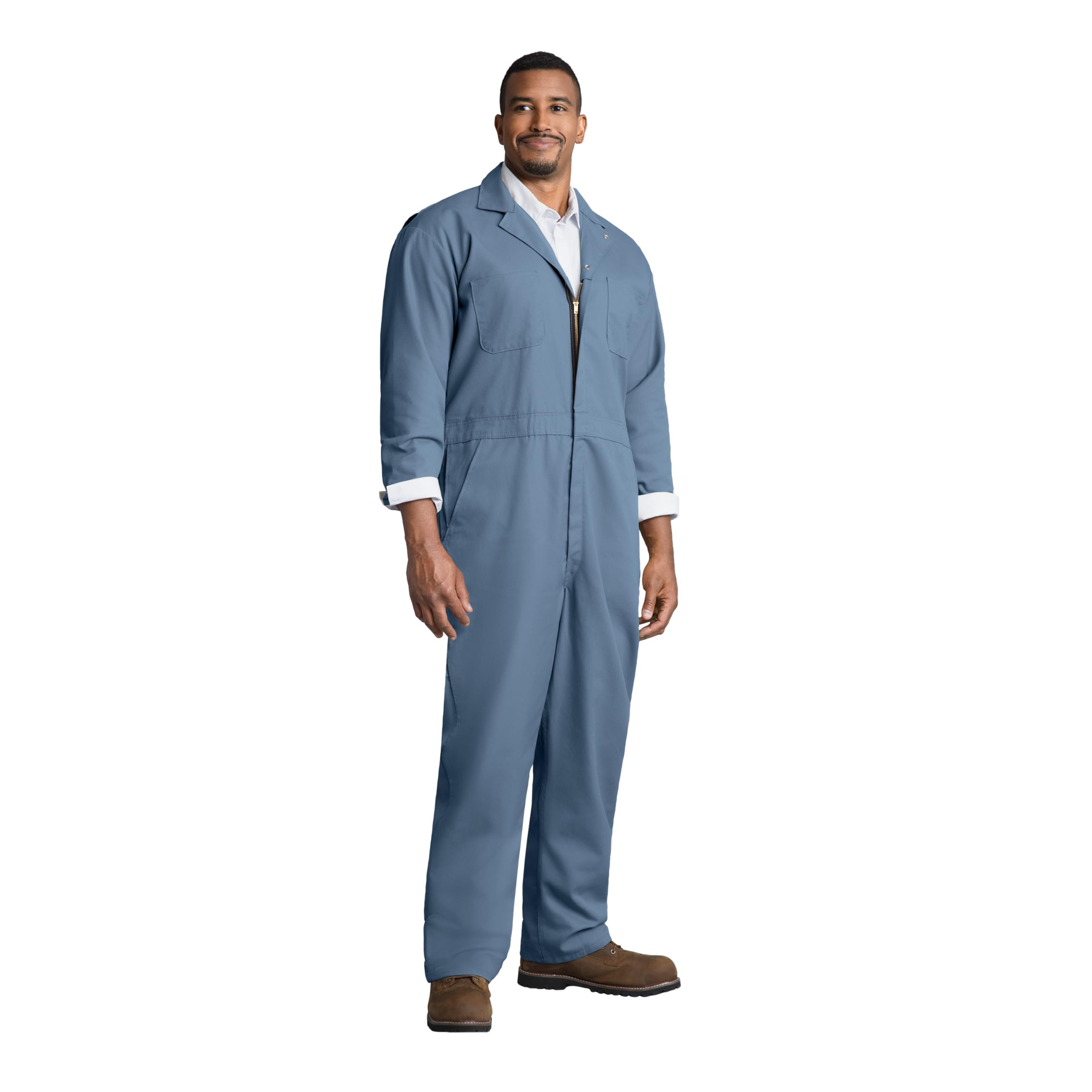 mens Twill Action Back Coverall Work Utility Coveralls (pack of 1)
