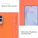 YATWIN Silicone Case for Samsung Galaxy S25 FE 4G, Soft-Touch, Shockproof, DustProof, Antiskid Phone Cover for Samsung Galaxy S25 FE - Orange gallery image