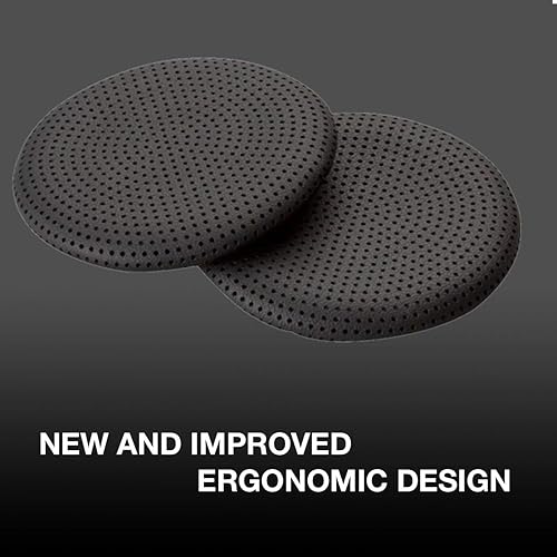 Global Teck - Kit de repuesto de cojín de cuero para la serie Plantronics Blackwire 5200, variaciones (2 cojines para las orejas)