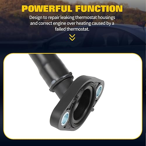 Miniatura 4 de OCPTY Carcasa de termostato para Toyota 4Runner 2010, para Toyota Tacoma 2005-2017, el conjunto de carcasa del termostato del refrigerante del motor