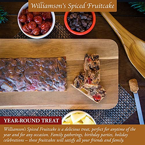 Williamson's Spiced Fruitcake, Fruit Cake, Freshly Made, Gourmet Snack, Food Gift With Fine Fruits And Nuts (20 Oz, Pack Of 2) #TOP5