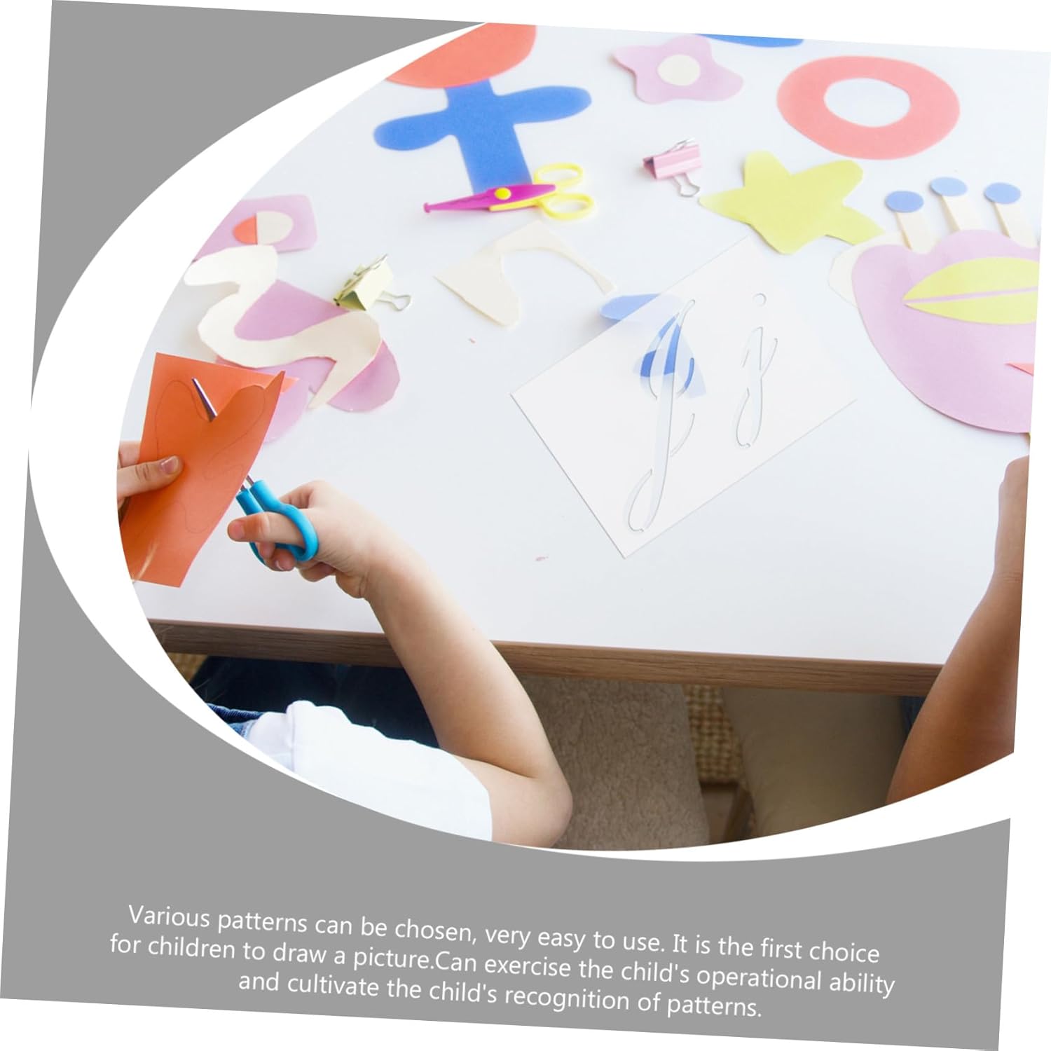 Reusable Hollow Letter and Number Stencil Templates for Boys and Girls 32 Sheets of DIY Painting Tools Craft Stencils for Art Projects and Home Décor