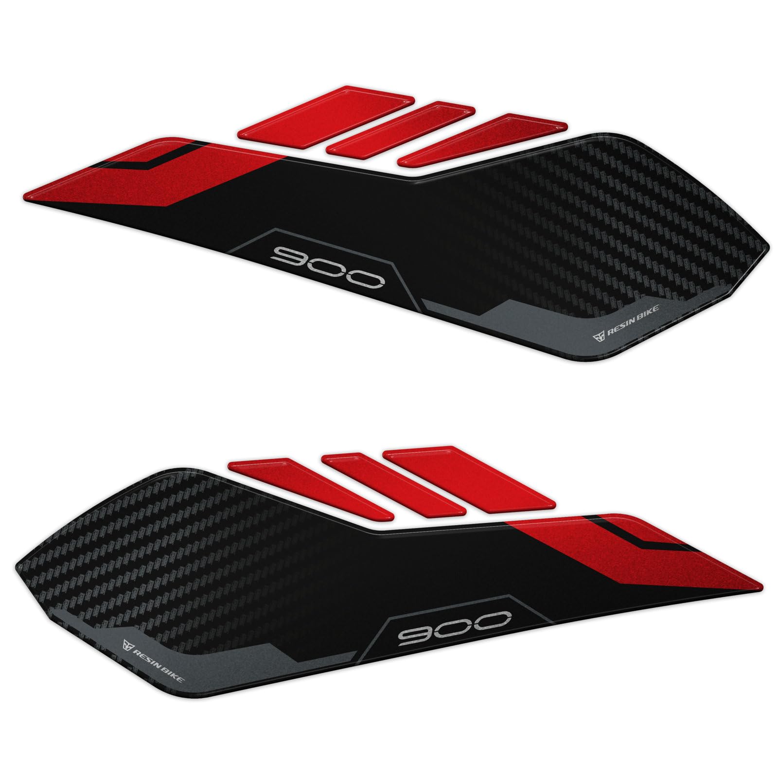 Adesivi 3D compatibili con Kawasaki Z900 2021-2022 Protezione Parafango
