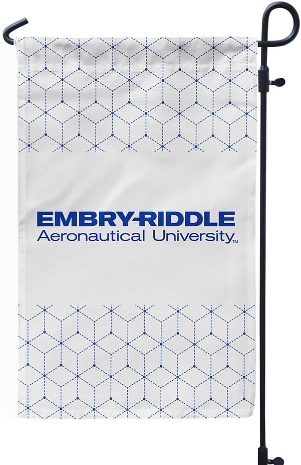 Embry-Riddle Aeronautical University 12x19 Inches Double Sided Garden Flag (Embry-Riddle Aeronautical University # 19)