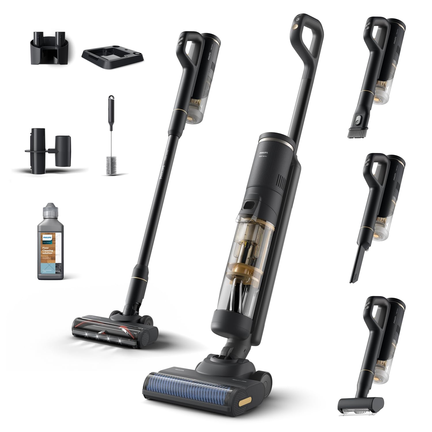 Aspiradora Inal?mbrica - Philips Aquatrio Xw7264/11 - 21,6 V - 450 Ml - 2500 Rpm
