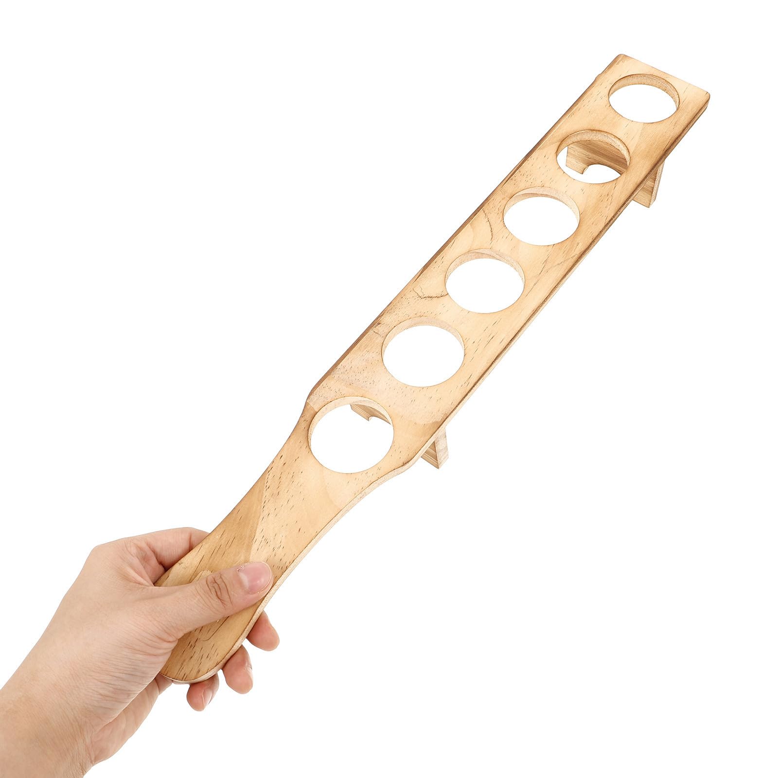 jojofuny 2 Ensembles Ensemble de Verres à Shot en Verre Transparent avec Verseur Précis, Plateau en Bois Robuste pour Bar à Domicile, Organisation Élégante et Rustique, Capacité 1,5 Oz
