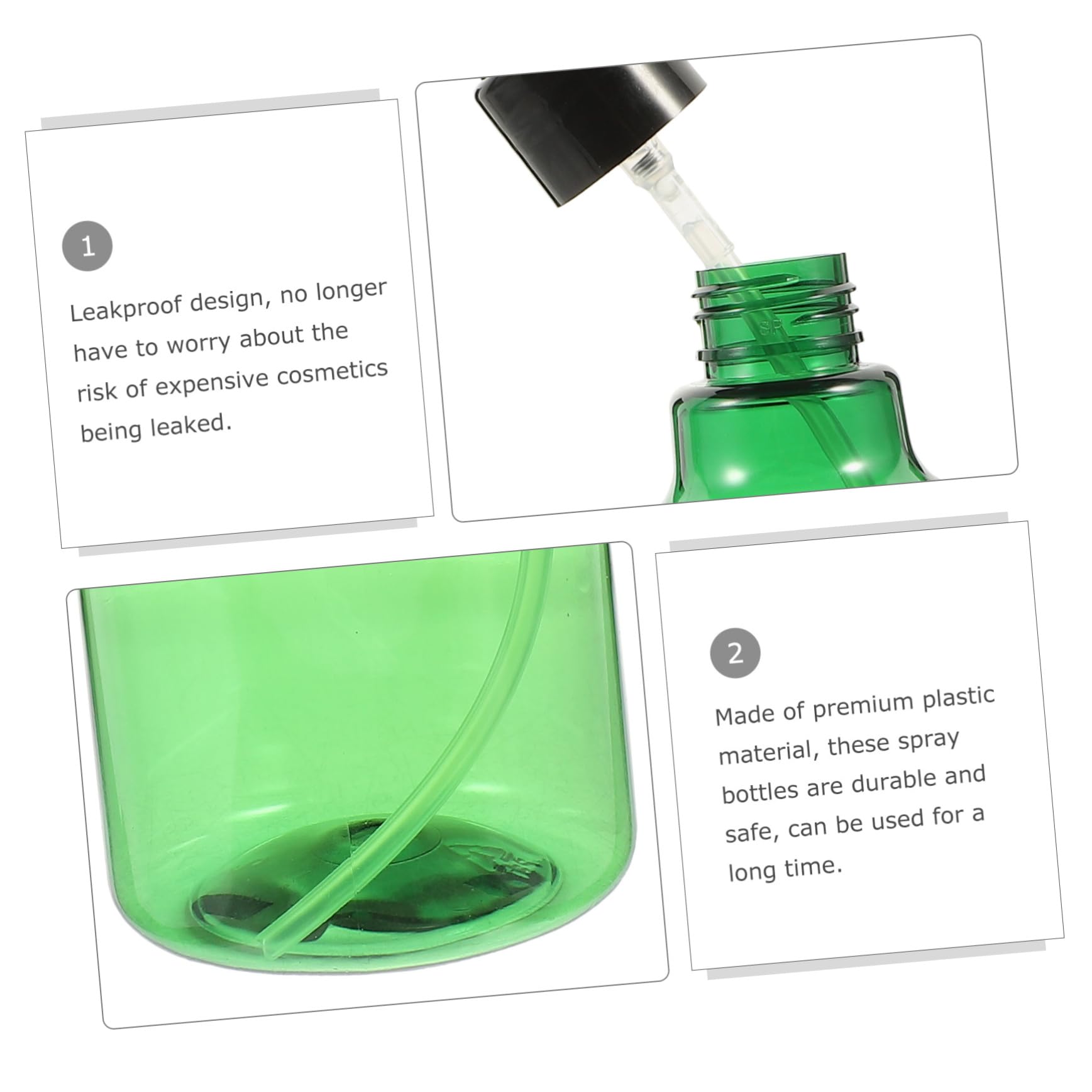 BESTYASH 3 Set A Spruzzo Di Bottiglie Dal Collo Lungo Vuoto Bottiglia Spray Di Giardinaggio Piccolo Flacone Spray Per Piccolo Flacone Spruzzatore 3 Pezzi*3
