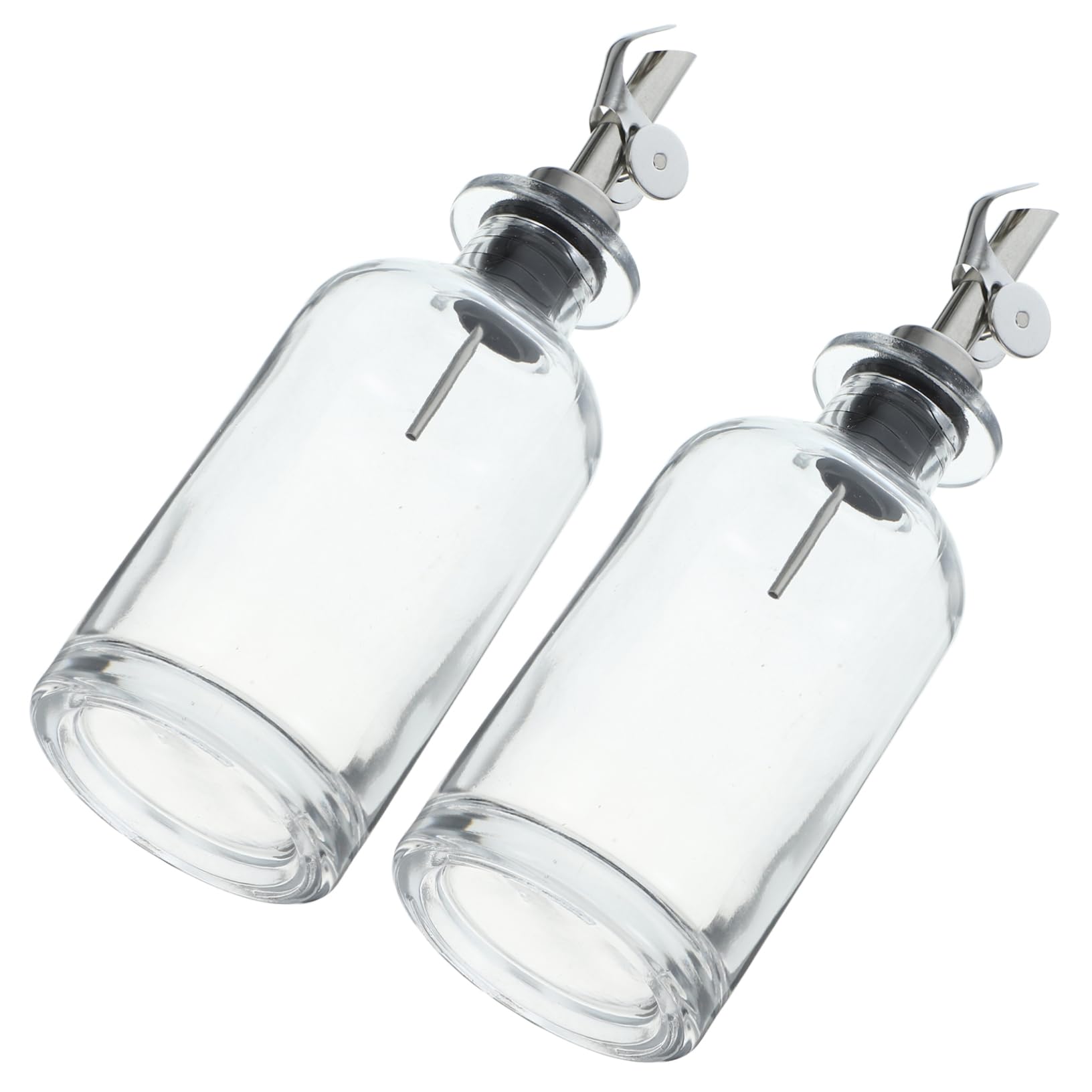 Ciieeo 2Piezas Botella Aceite y Vinagre Apertura Automática Para Condimentos y Aderezos De Limpiar y Duradero Para Uso