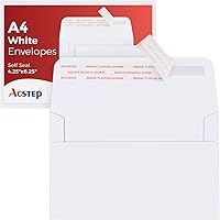 Vista 10 de ACSTEP Paquete de 100 sobres de papel kraft de 5 x 7 pulgadas, sobres marrones A7 autosellados para bodas, invitaciones, fotos, postales, tarjetas