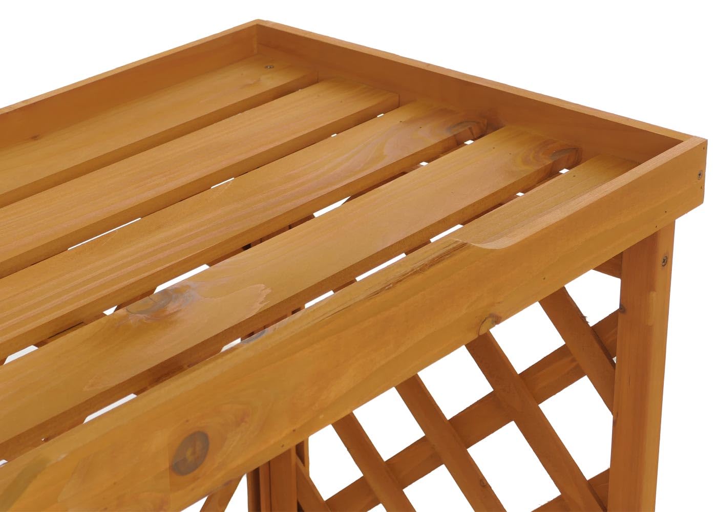 Mendler Cache pour climatiseur/échangeur Thermique HWC-Q14, Cache en Bois certifié MVG 78 x 90 x 45 cm - Couleur Naturelle