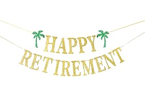 Sparkling Retirement Celebration Banner