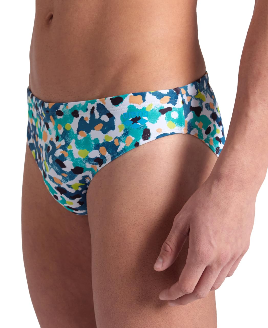 arena Santamarias R Costume da Bagno Uomo, Costume Slip Uomo Mare e Piscina in Tessuto Foderato MaxFit Eco Resistente al Cloro e al Sale, Protezione UV 50+