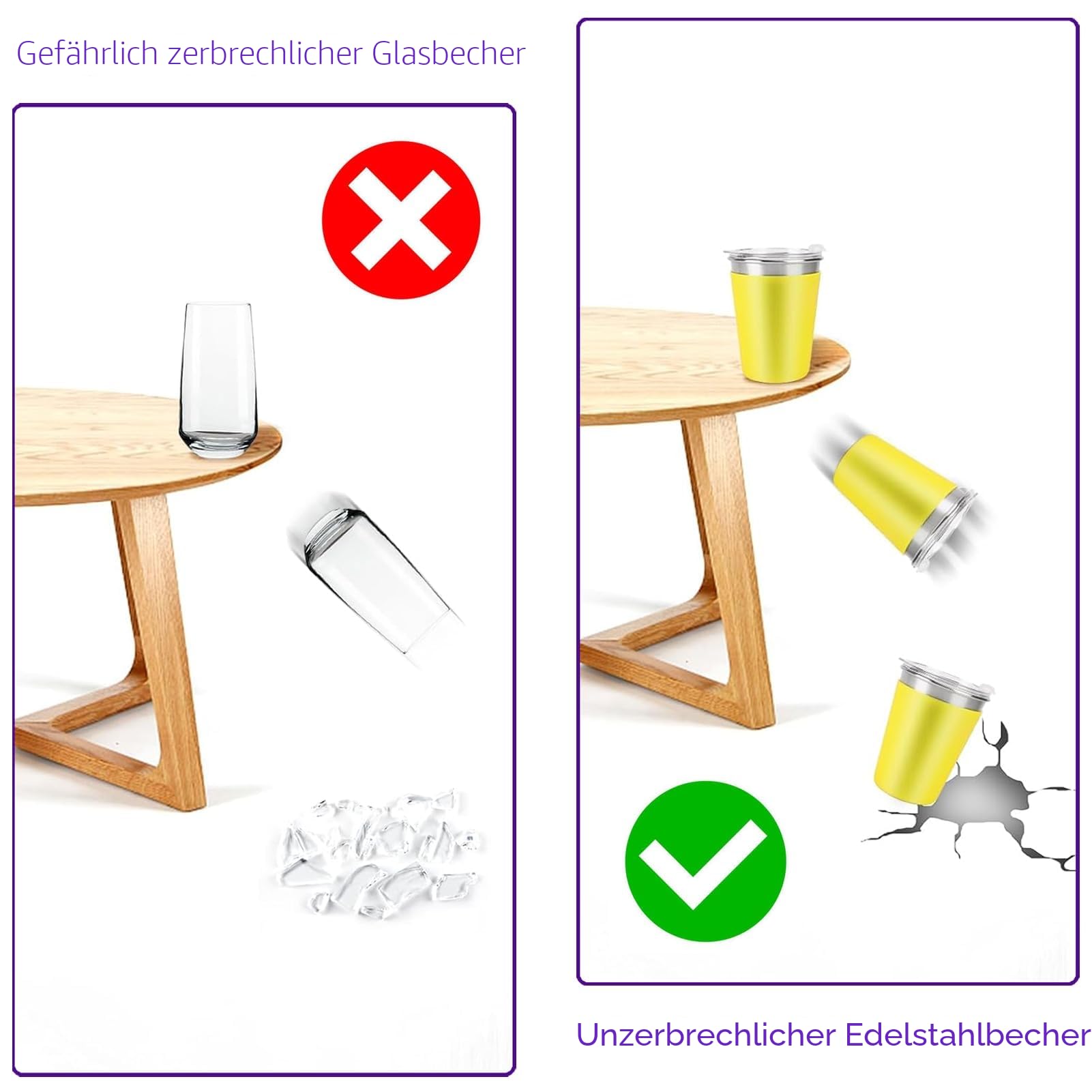 5 Stück Edelstahl Trinkbecher mit Deckel und Strohhalmen, 350 ml Edelstahlbecher Kinder Wiederverwendbarer, Trinklernbecher Edelstahl Unbreakable mit Silikonhülse für Kinder Erwachsene