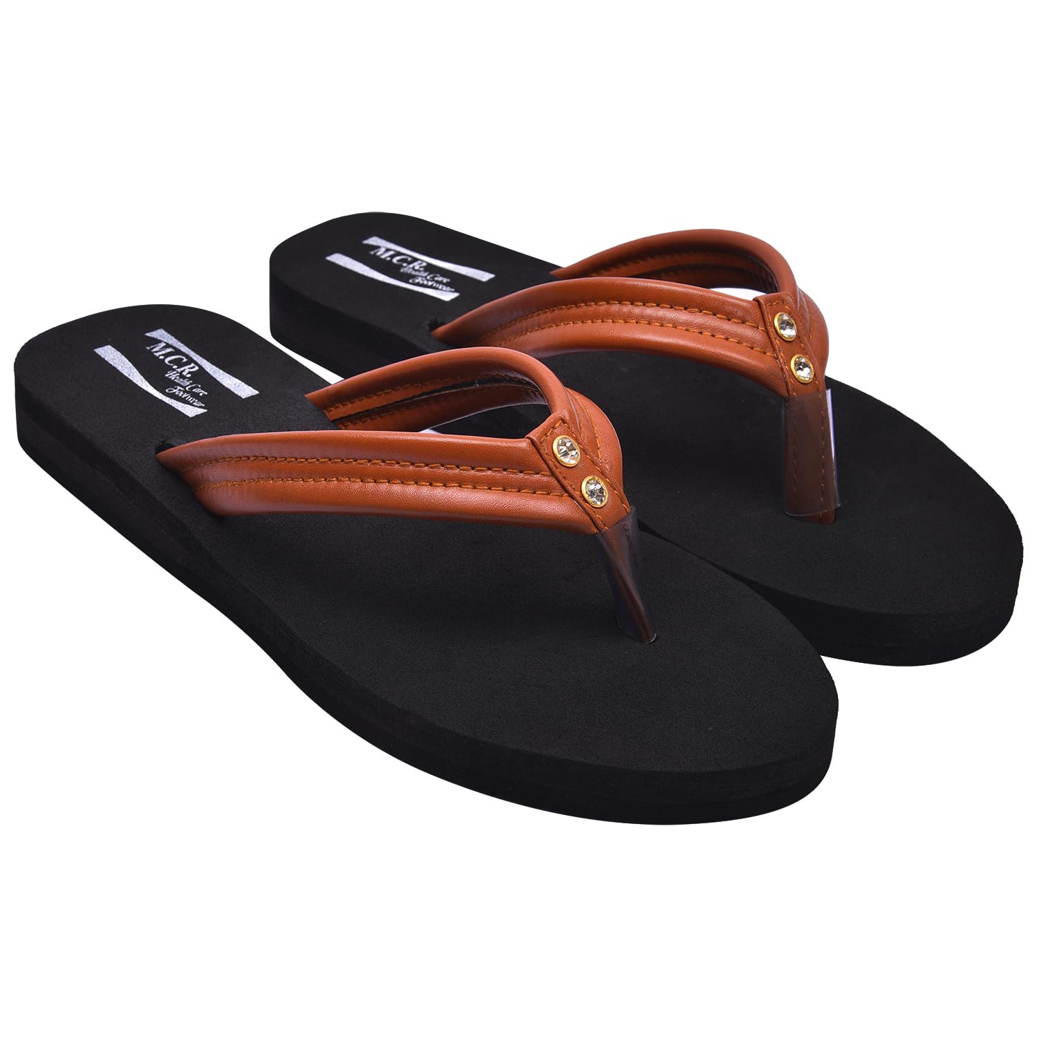 MCR Healthcare Womens Orthopedic Diabetic Light Weight Soft Footwear/Chappal/Sandals/Slippers for Girls-(MCR-002-Brown-8) (B0D63H7RJF) Amazon Price History, Amazon Price Tracker