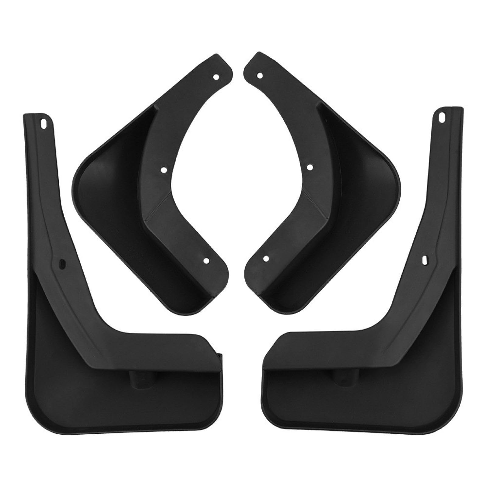 CDQSB 4 Pcs Car Mud Flaps for Baojun 560 2017, Front Rear Fenders Splashproof Splash Guards Mudflaps Protects Accessories