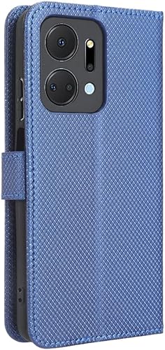 Miniatura 3 de Case for Honor X7a - Funda de piel sintética con tapa para Honor X7a RKY-LX2, color azul