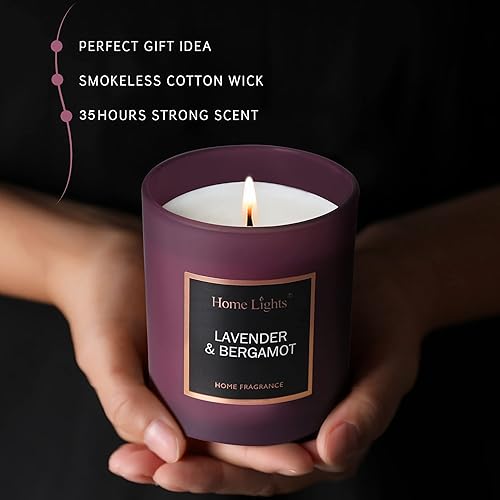 Miniatura 3 de Velas aromáticas de soja, 35 horas de tiempo de combustión, cera de soja natural, decoración de fragancia para el hogar, regalo para mujeres y