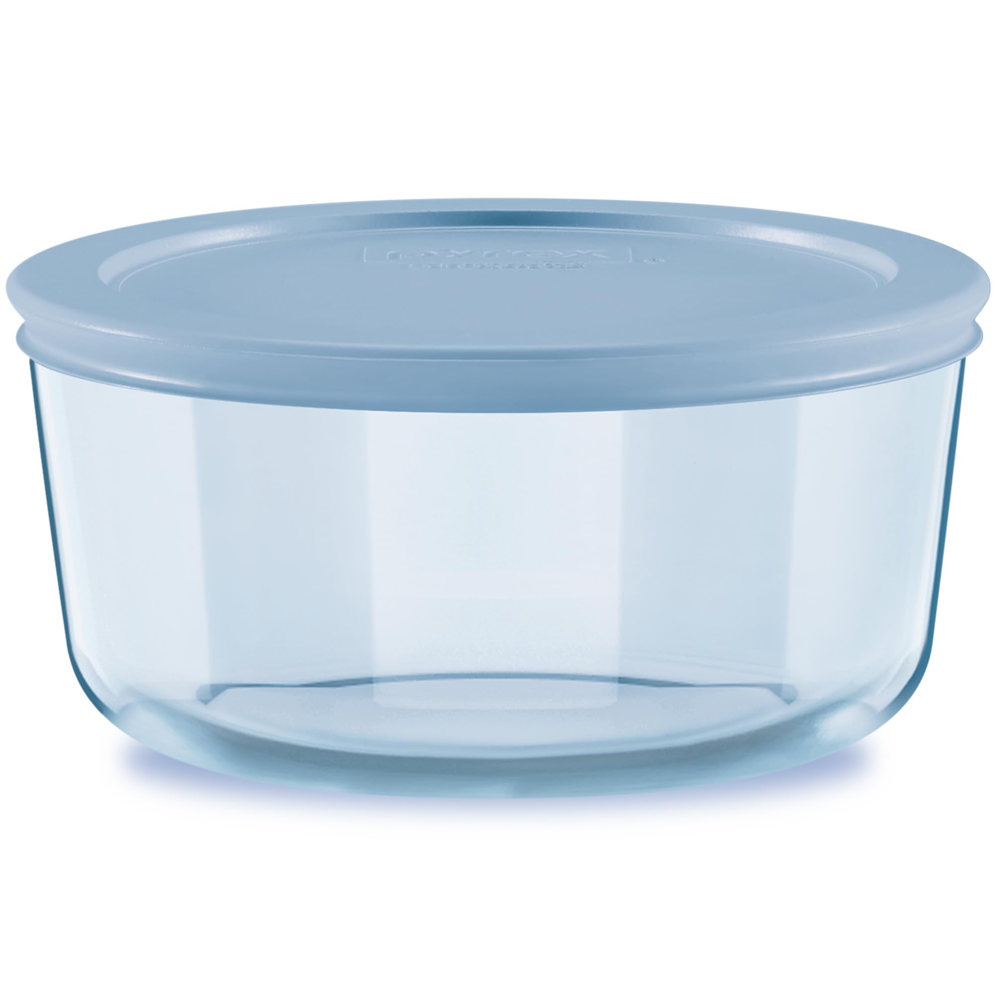 Pyrex Colors Tinted (4 Cup) Medium Round Food Storage Container, Snug Fit  Non-Toxic Plastic BPA-Free Lids, Freezer Dishwasher Microwave Safe
