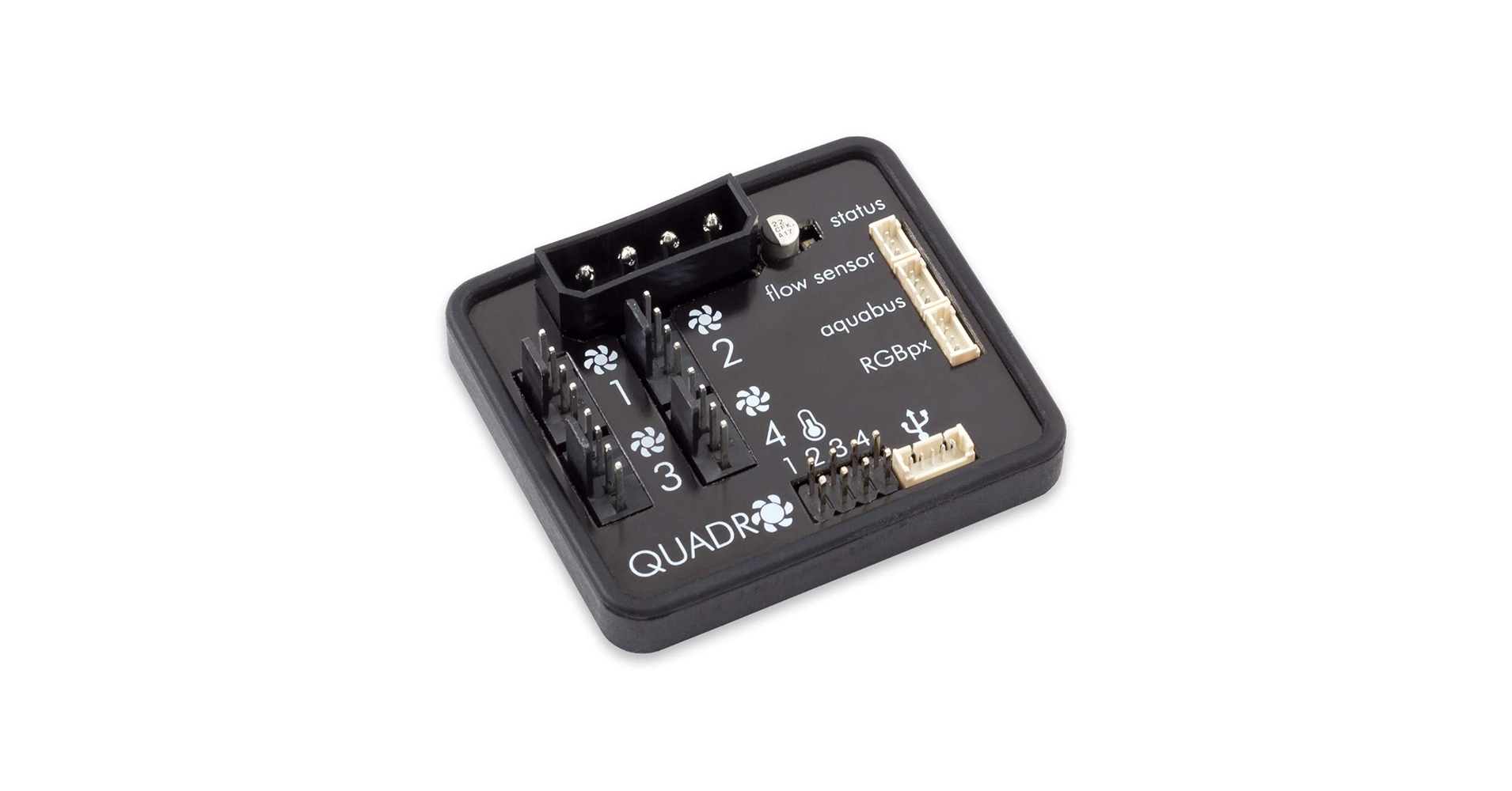 Aquacomputer Quadro 高性能ファンコントローラー Aquacomputer QUADRO Fan Controller for PWM-Fans