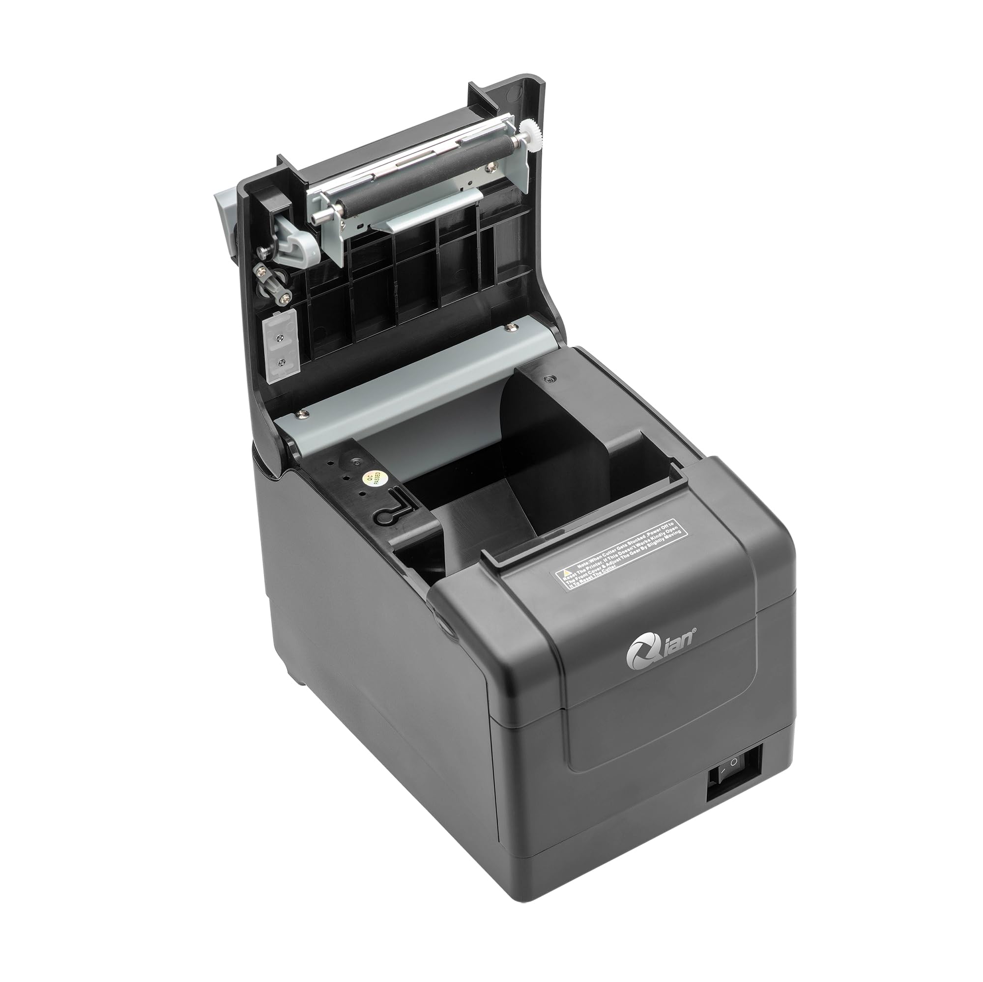 Qian Anjet80 80mm Impresora Térmica de Recibos TPV POS Corte Automático ESC/POS | Velocidad 160 mm/s | Driver Windows | Conexión USB (Negro)