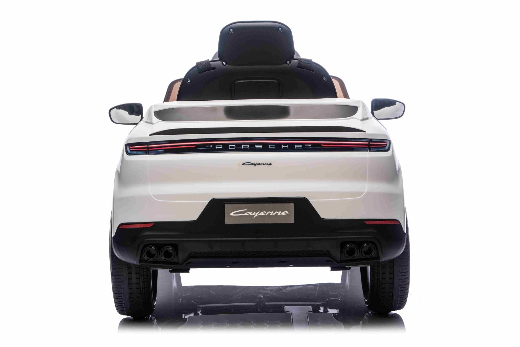 Porsche Cayenne dziecięcy samochód elektryczny 12 V, licencja – pojedyncze siedzenie elektryczne z baterią litową, zawieszenie, silniki 2 x 25 W, pilot zdalnego sterowania 2,4 GHz, MP3