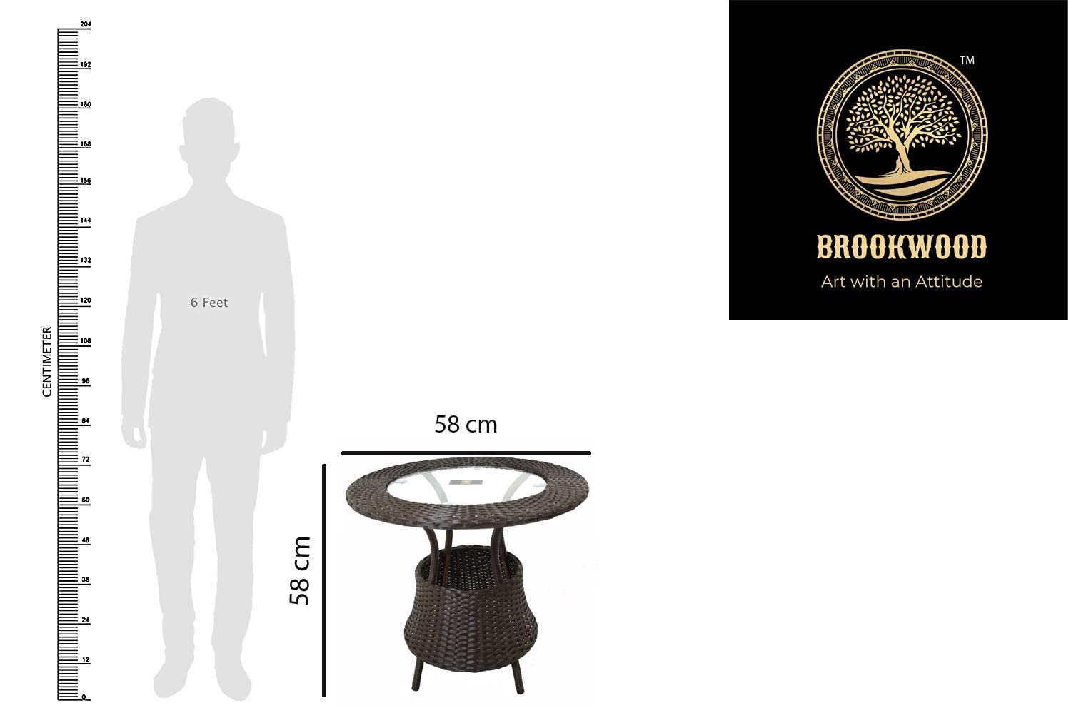 Brookwood - Outdoor Patio Furniture - Lehar White Beige (1 Table Without Glass, White & Beige) 2