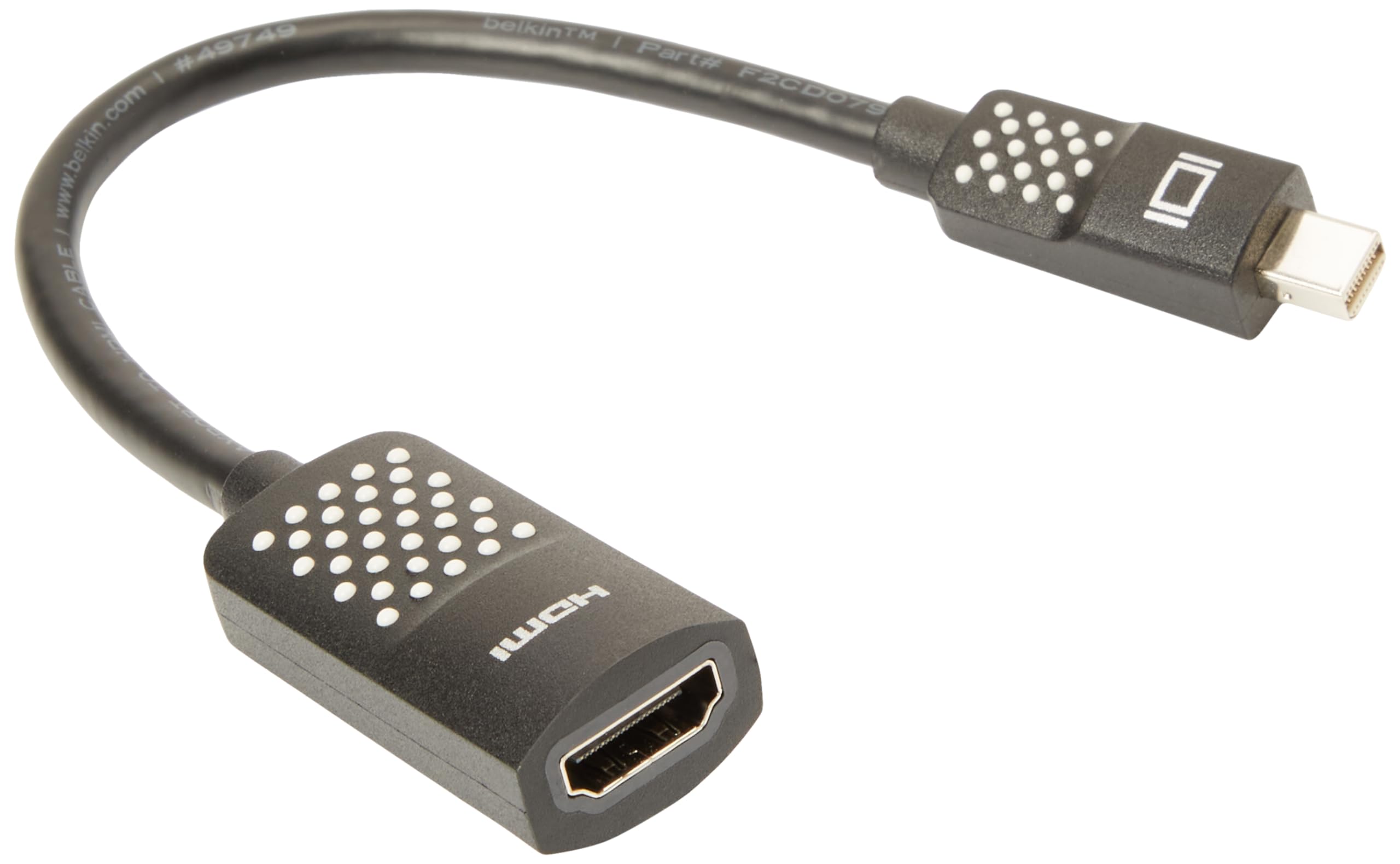??????? belkin Mini DisplayPort to HDMI??????? HDTV 4K 12cm Adapter F2CD079BT-A