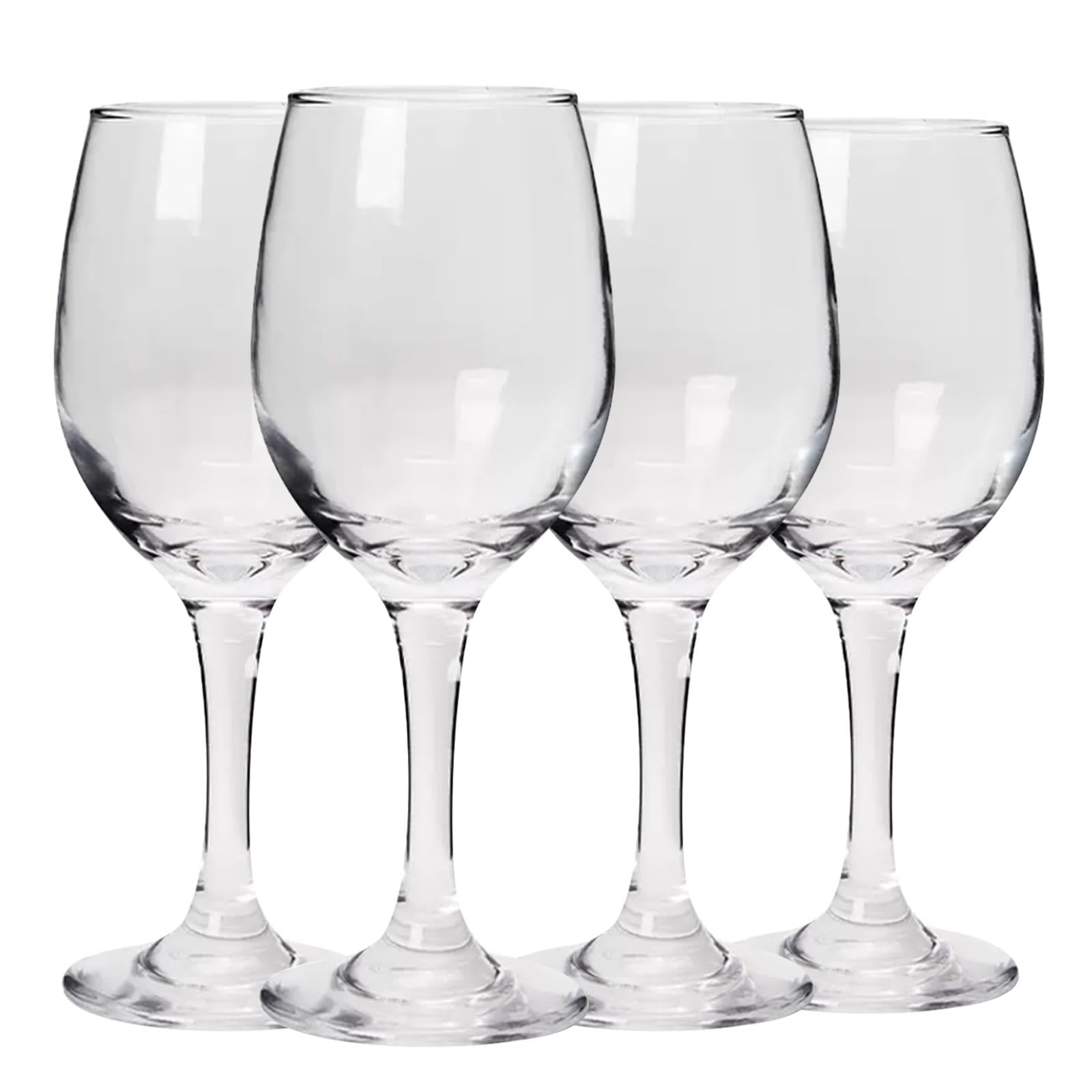 Generic Große Weingläser.11.8Oz Kristall Rotweingläser Lange Stiel Weingläser Champagnergläser Für Familienversammlungen Hotels/Transparent/Satz Von 4