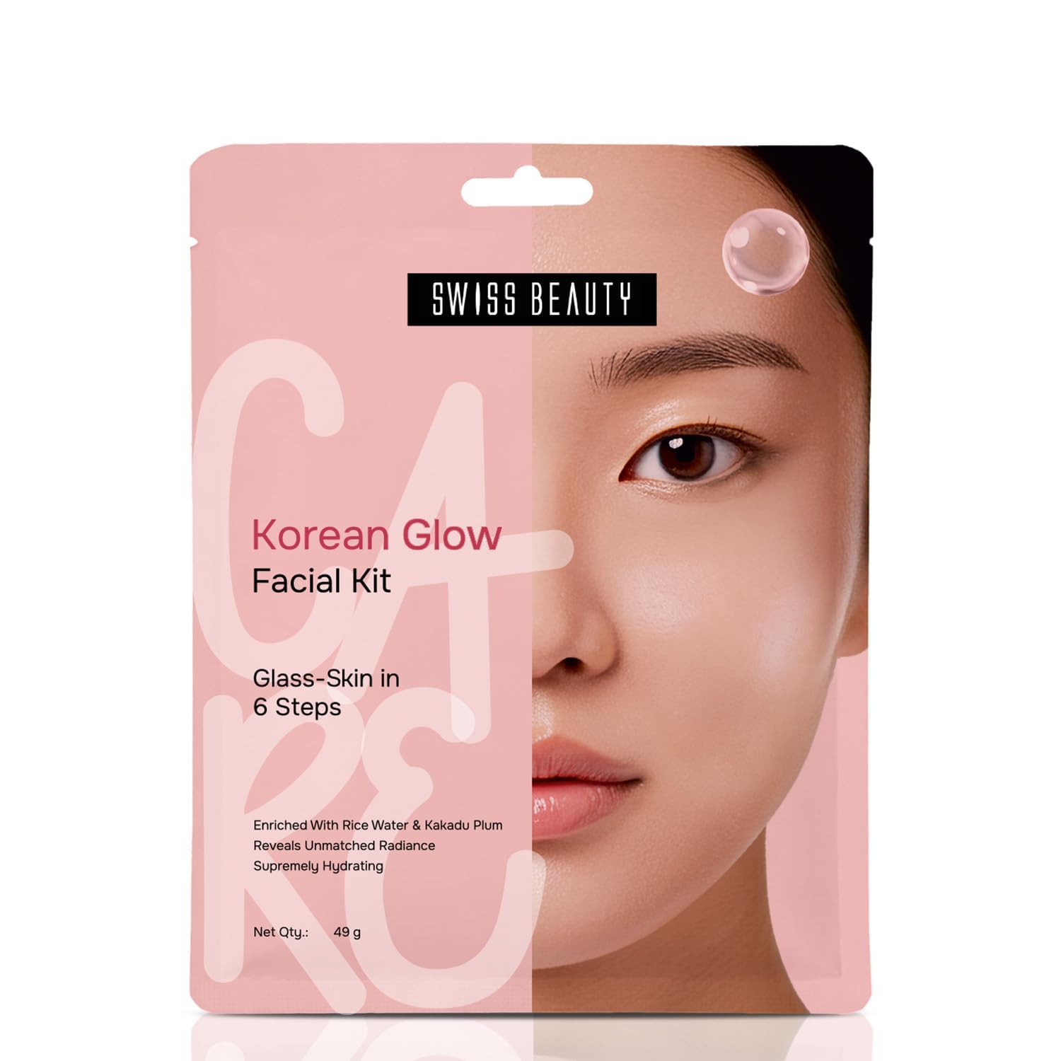 Swiss Beauty Korean Glow Facial Kit 49g - Image 1