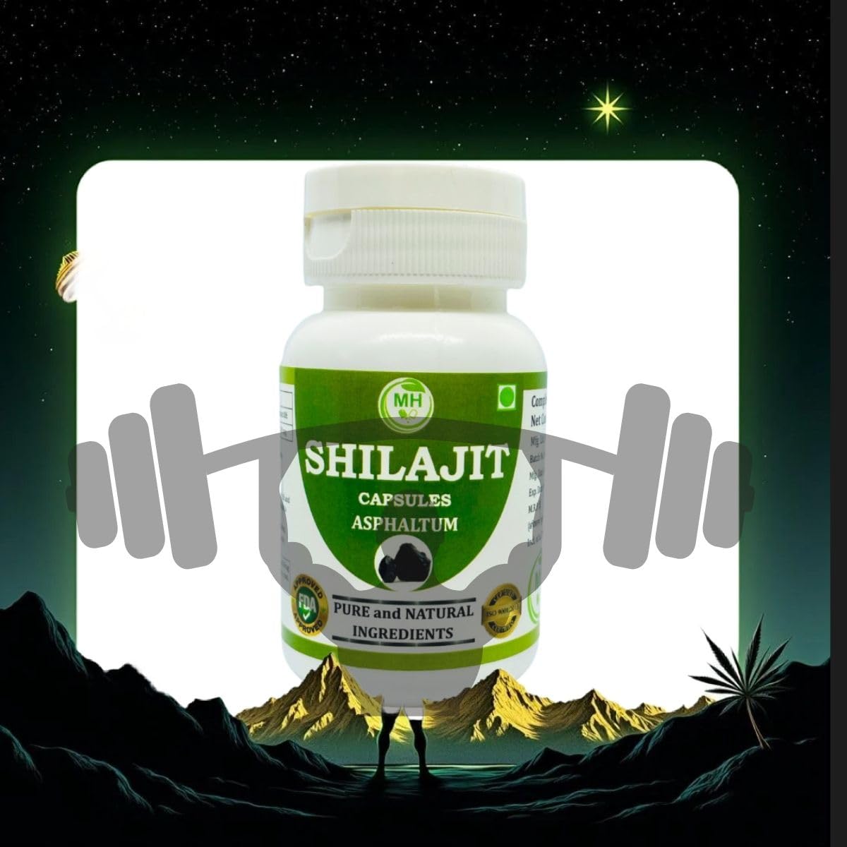 SHILAJIT Capsules – 60 Veg Capsules | Pure Asphaltum Extract (Shuddha Shilajit) | Natural Ayurvedic Supplement | Plant-Based Wellness Formula | Pack of 1 — Amazon image 9
