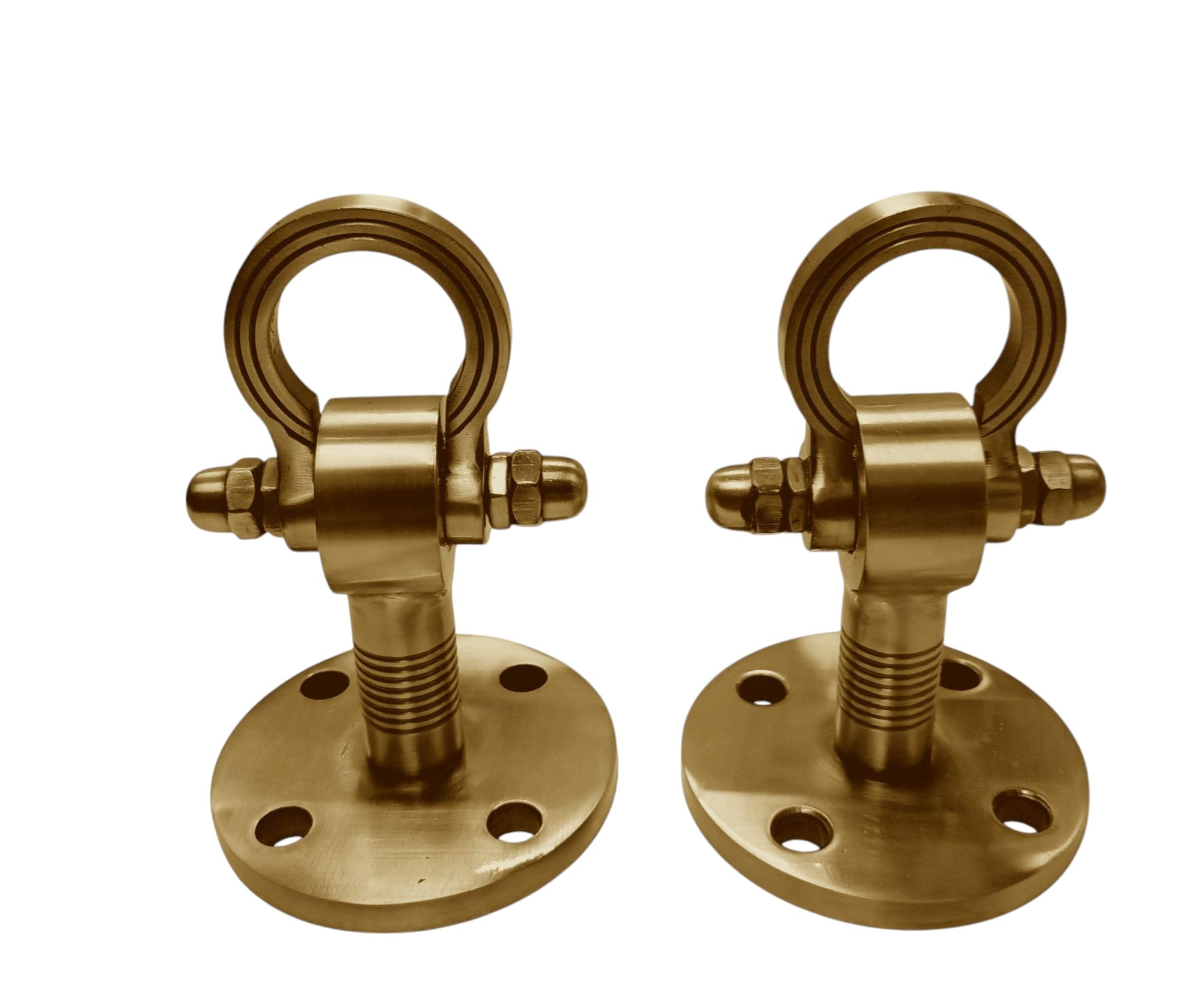 Antique Brass Finish PVD Premium Strong and Sturdy Heavy Duty HI-Grade Quality Life TIME WARRENTY,Ceiling KADA Swing, Patio 16MM Rod with Weight Capacity of 2000KG, (Pack of 2PCS) 1