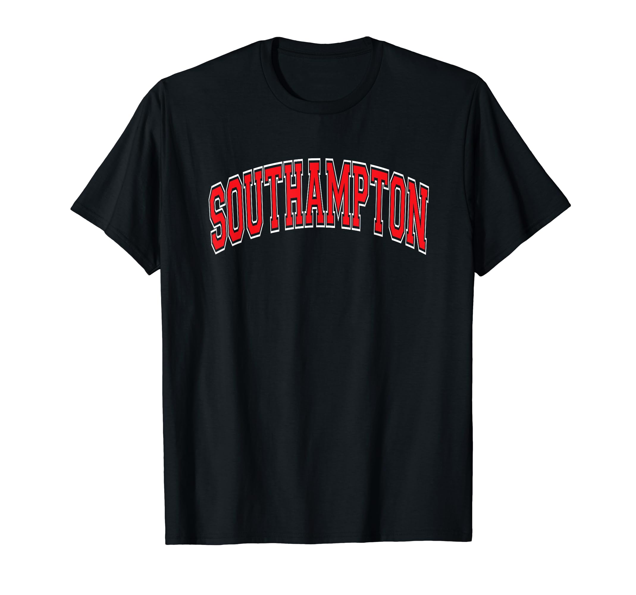 133 Apparel Southampton NYSouthampton Arched Red Text T-Shirt