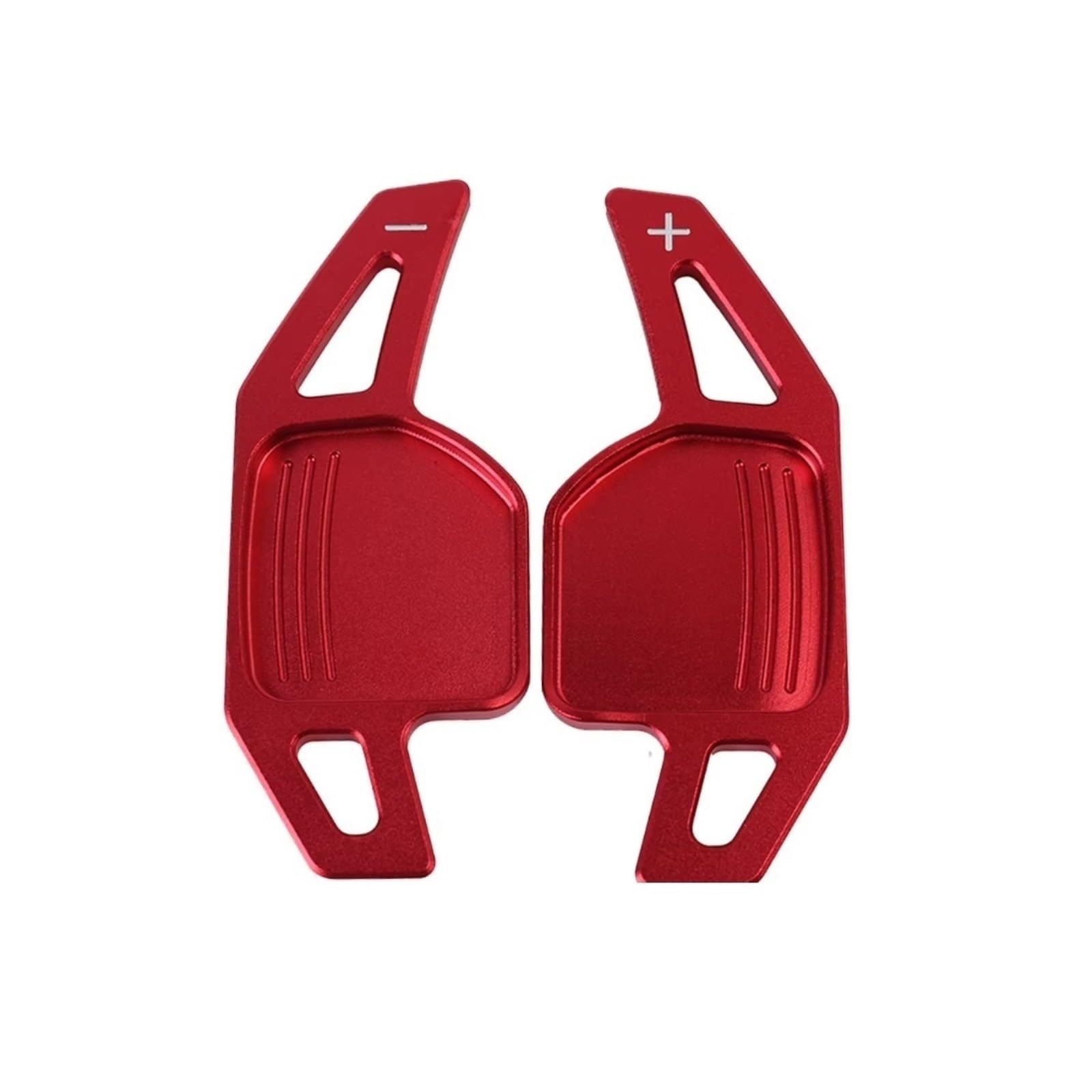 Xdetgok Red Paddle Shifters Compatible With Q5 For Q7 For R8 2012 2013 2014 2015 2016 Car Steering Wheel Paddle Shifter Extension Paddles Decoration(Red)