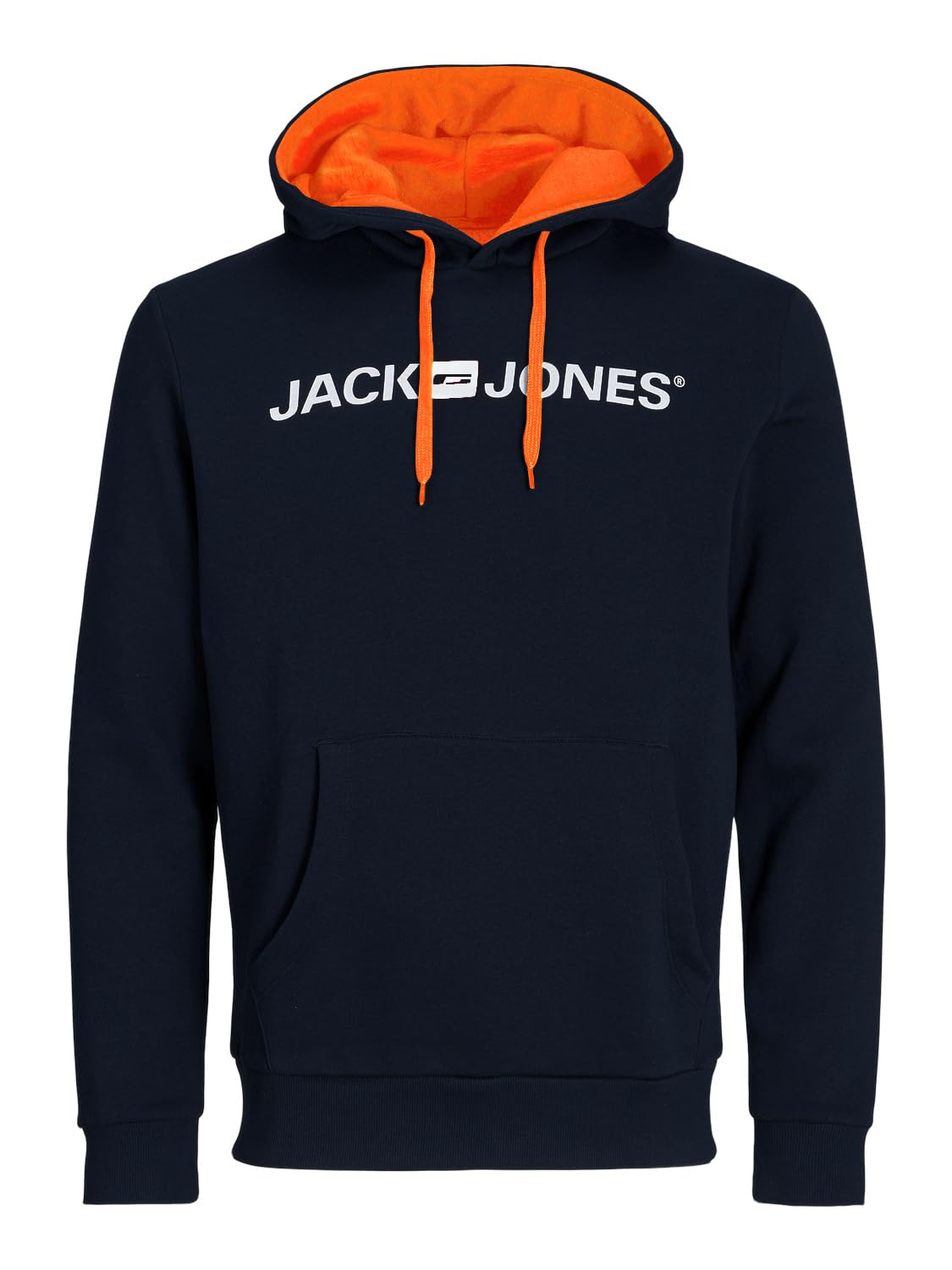 JACK & JONES Male Hoodie, Logo Hoodie, XXL