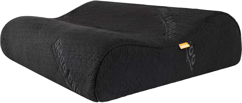 beddo™ Bambu Serisi | Ortopedik Yastık | Büyük Boy | Delikli Visko (Siyah)