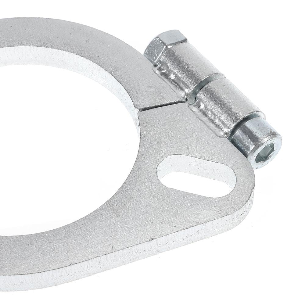 2.5" Steel Exhaust Flange - Oval Split Repair Flange For 63mm Exhaust Pipes