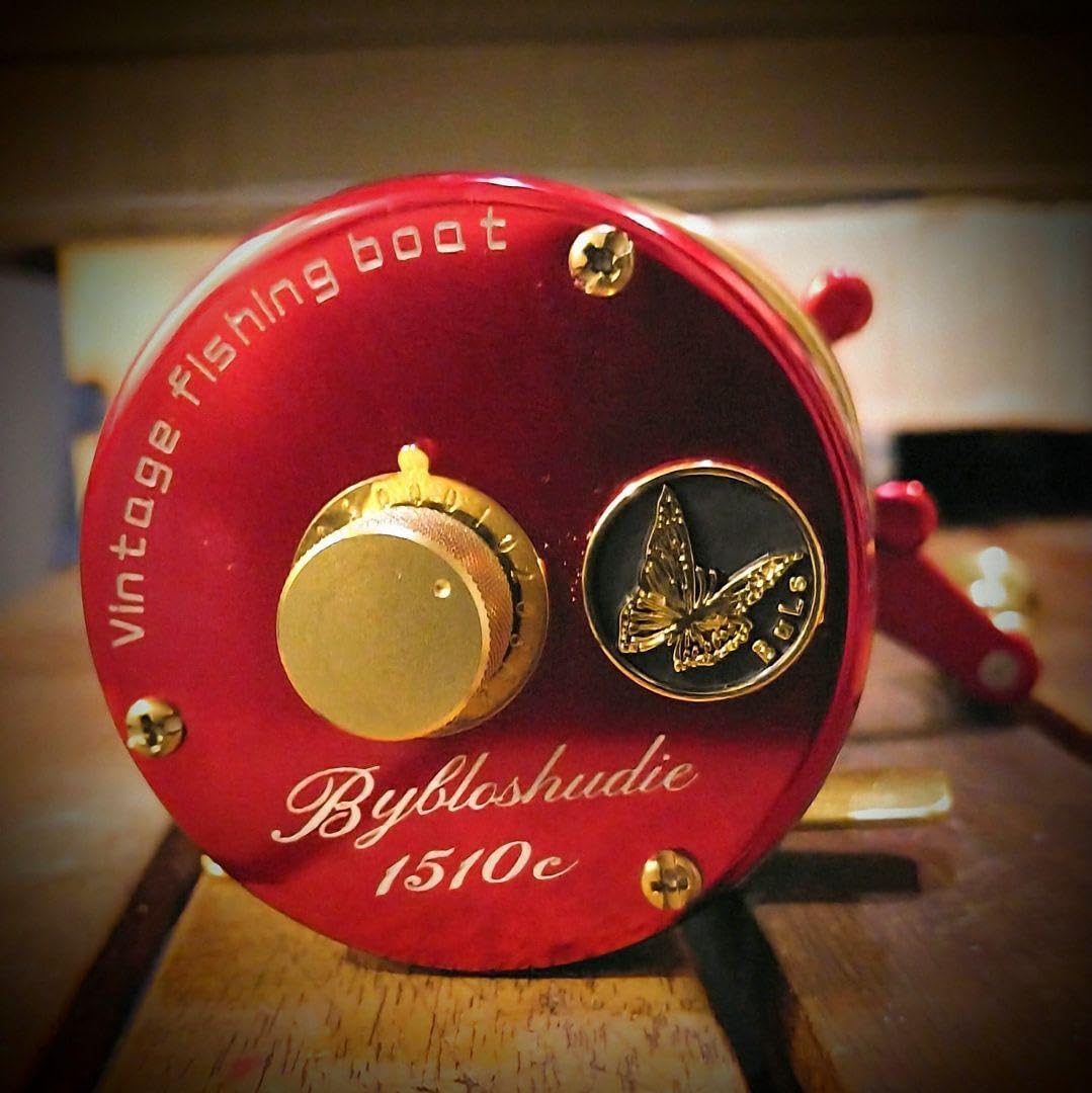 BULS1510C 丸型ベイトリール 左巻き　レッド・ゴールド BULS1510C 丸型ベイトリール 左巻き レッド・ゴールド BULS1510C 丸型