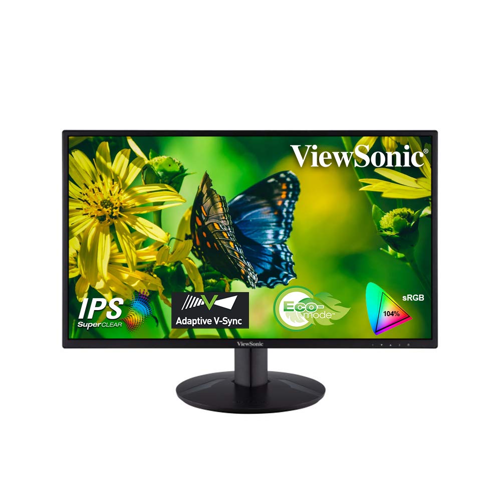 Viewsonic Value Series VA2418SH LED display 60.5 cm (23.8) 1920 x 1080 pixels Full HD Black