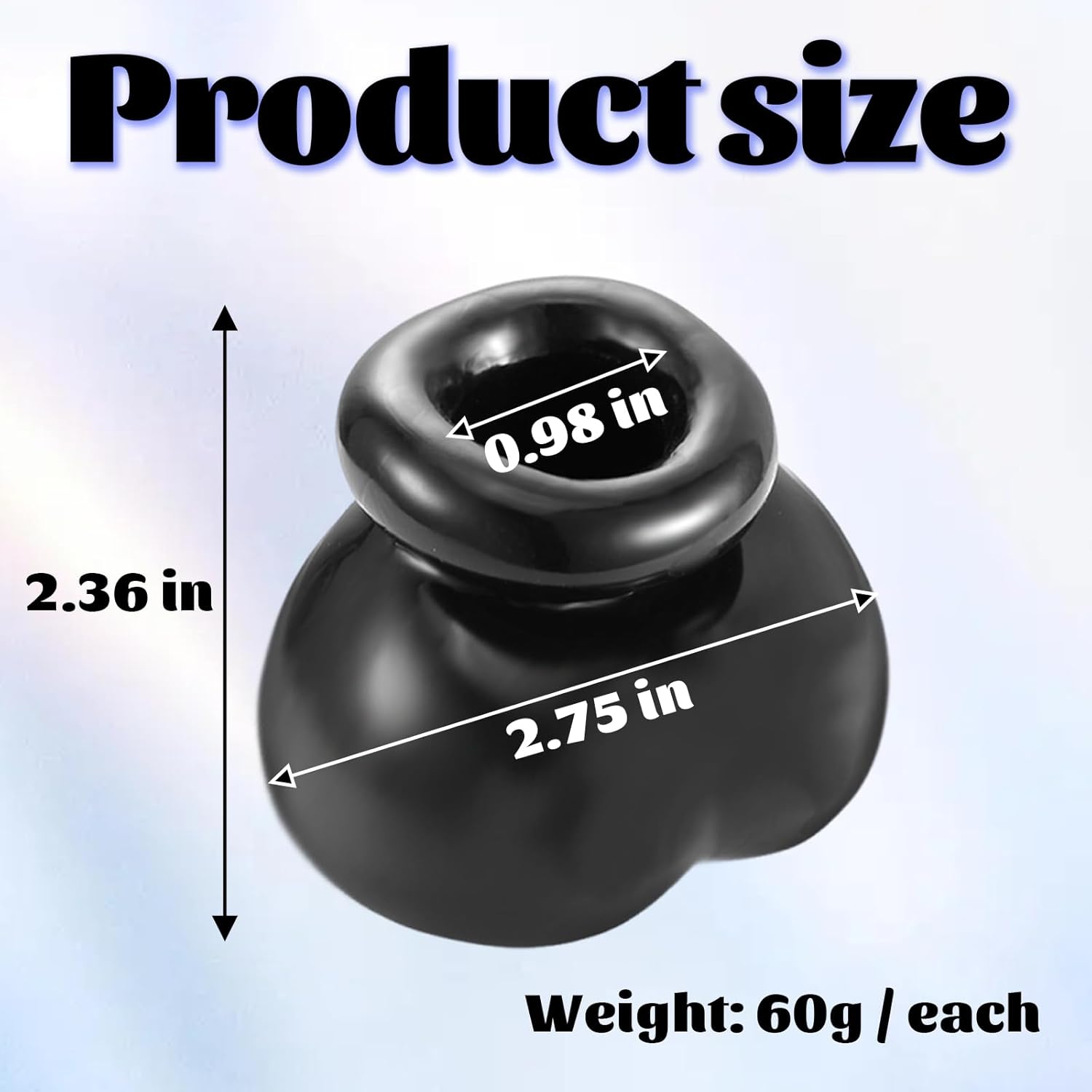 Ball Stretcher Testicles Testicle Crusher CBT Male Chastity Belt Devices Silicone Testicle Toys Soft Cock Cage Testicle Stretcher Bondage Gear Cock and Ball Torture Adult Sex Toys for Men