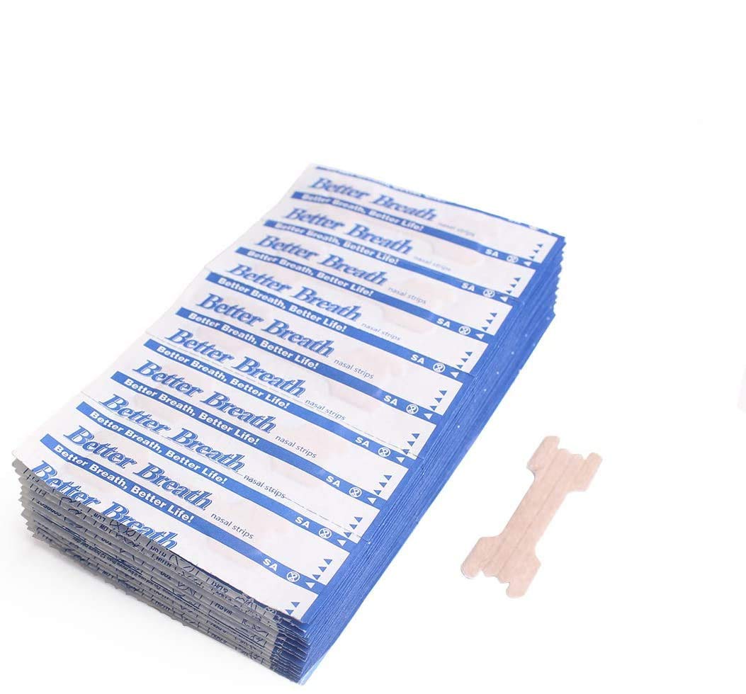 50 PCS Count Better Breath Nasal Strips, Good Sleeping Nasal Pads, Anti Snoring Patch Large (6mm*19mm)